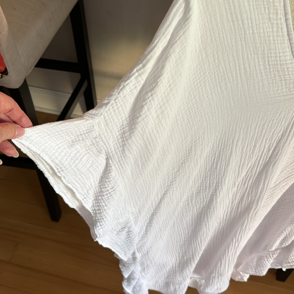 Show Me Your Mumu Linda Tunic White L LNC 100% cotton and. Medium NWT - Picture 6 of 6